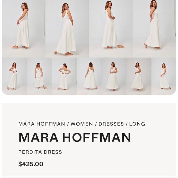 MARA HOFFMAN Perdita Dress in White - Picture 10 of 10